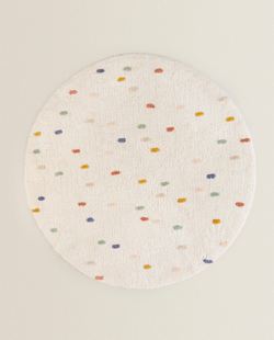 Ковёр Zara Home, хлопок, белый, 7600/029