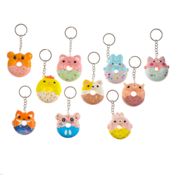 Сквиш - брелок детский «Зверята», антистресс игрушка - мялка, МИКС
