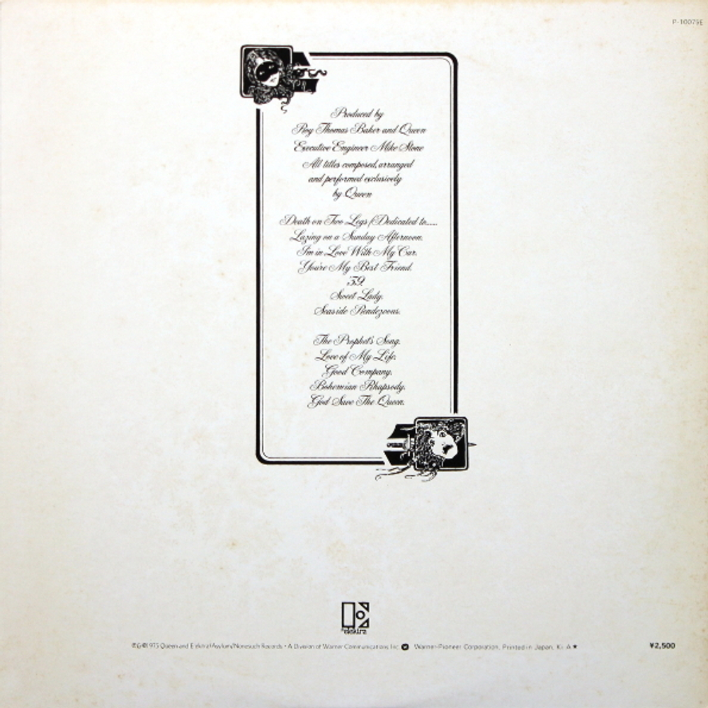 Queen / A Night At The Opera (LP)