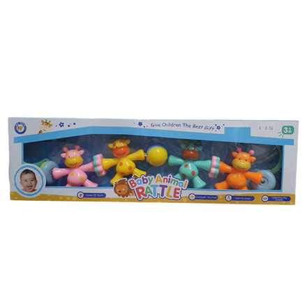 Набор детских погремушек Baby Animal Rattle