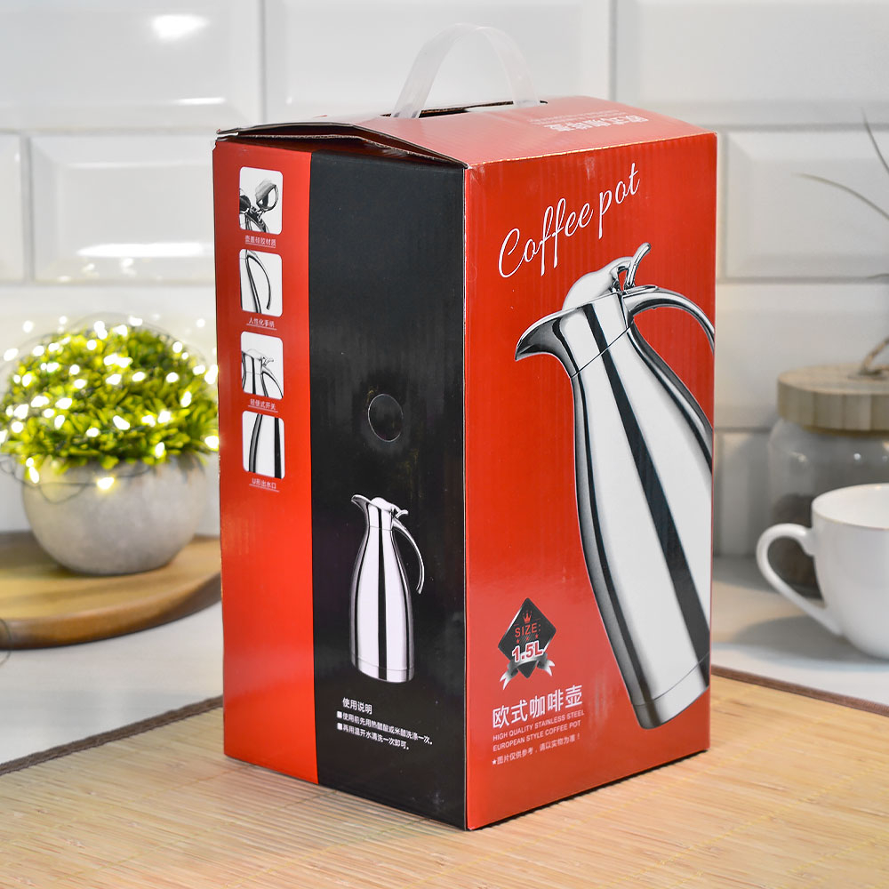 Термос-кувшин 1,5л нерж