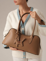 Замшевая сумка Jockey DBR 31168 коричневый капучино