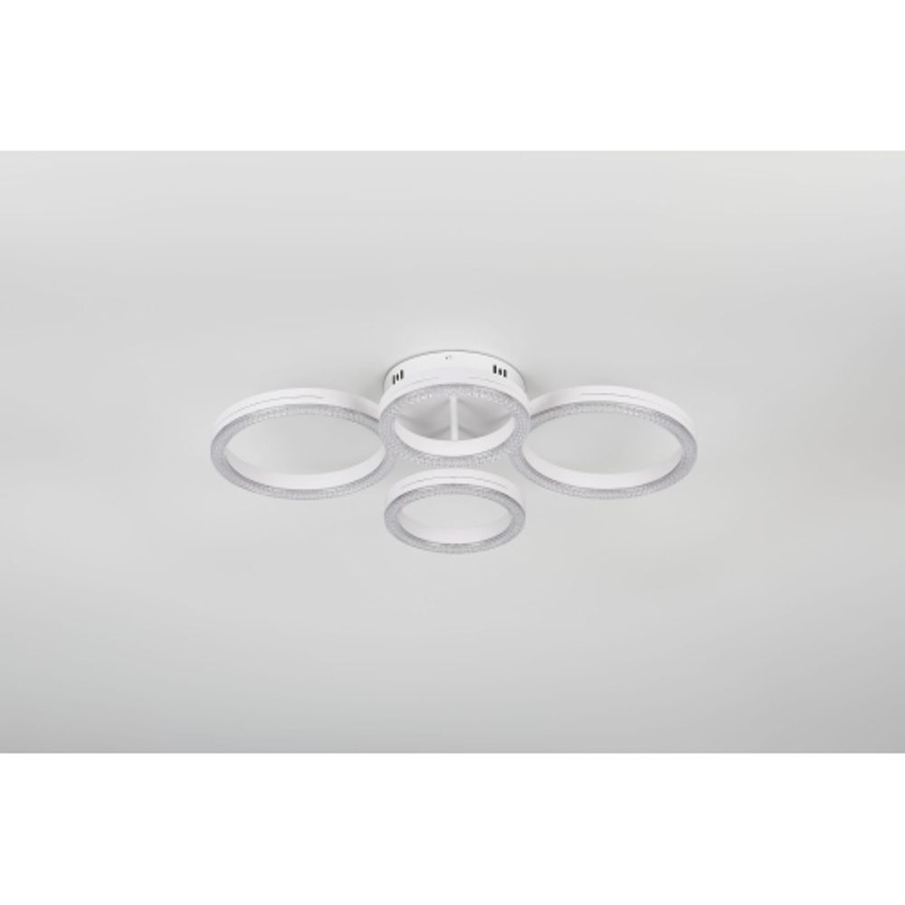 Светильник потолочный светодиодный Rivoli Juniper 6187-702 LED 75 Вт 3000-6000К белый с пультом | Rivoli