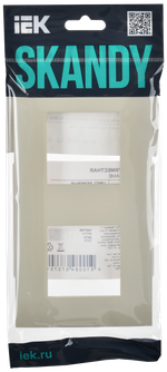 SKANDY Рамка 2-местная SK-F01B бежевый IEK