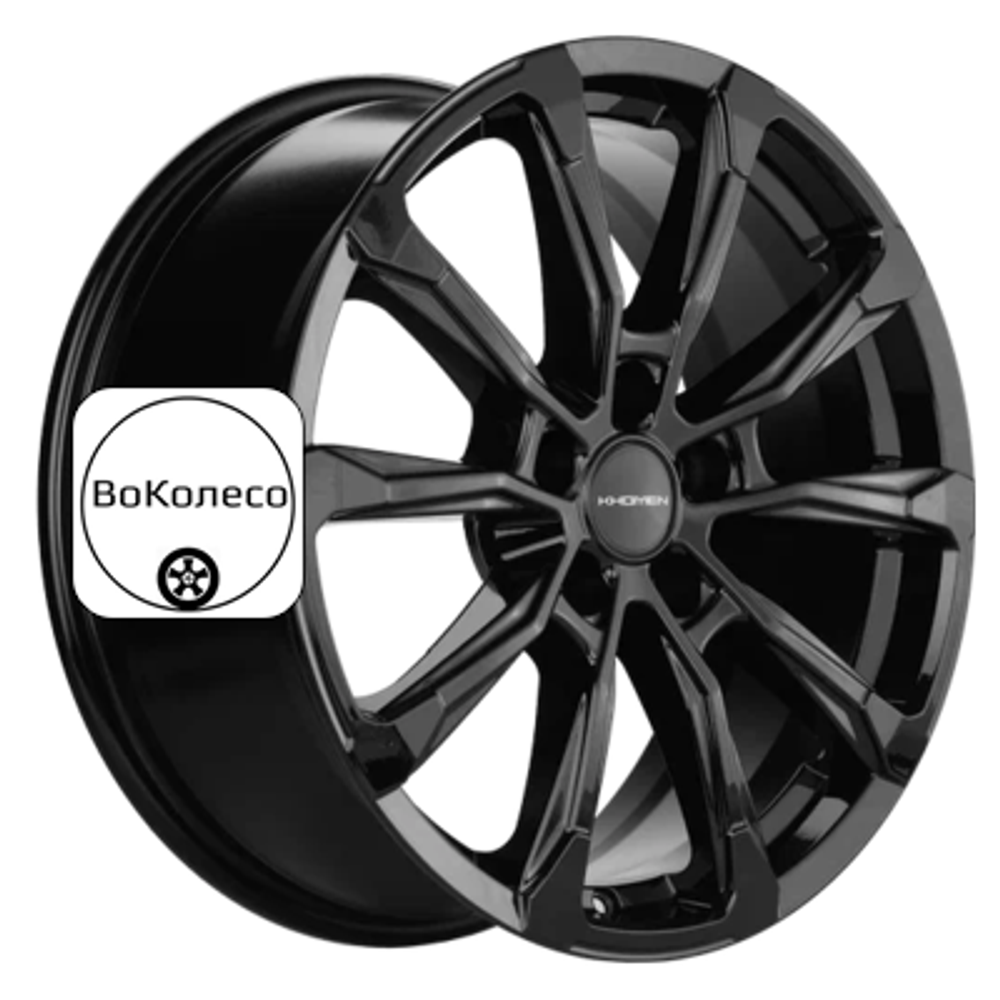 7,5x18/5x114,3 ET50 D67,1 KHW1808 (K5/Santafe) Black Khomen Wheels