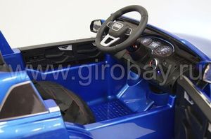 Детский электромобиль River Toys AUDI Q7 QUATTRO синий фото №6