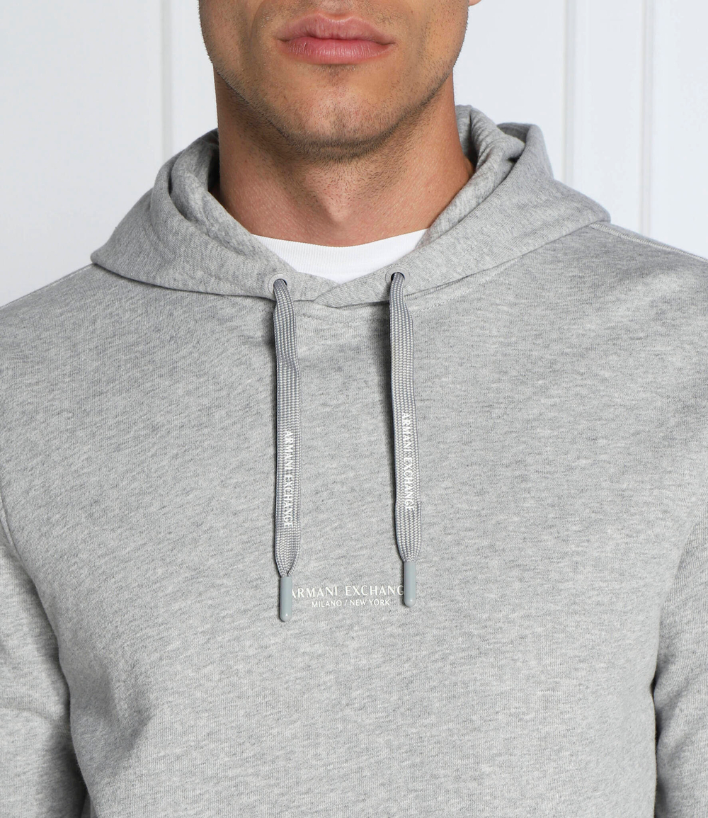 Худи Armani Exchange - серый(8NZM94 ZJKRZ)