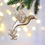 Подвеска «Сказочная птица» 12 см, Золото