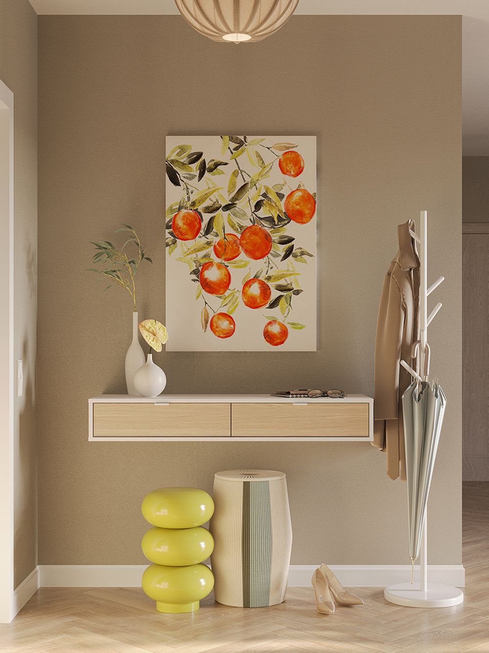 Панно декоративное Juicy orange, 70х100 см