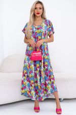 Платье Магия лета (розовый/желтый) Р11-867/20 Nikol (Акция)