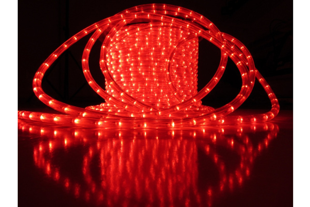 LED-DL-2W-100M-240V-2M-RED красный,13мм, КРАТНОСТЬ РЕЗКИ 2М
