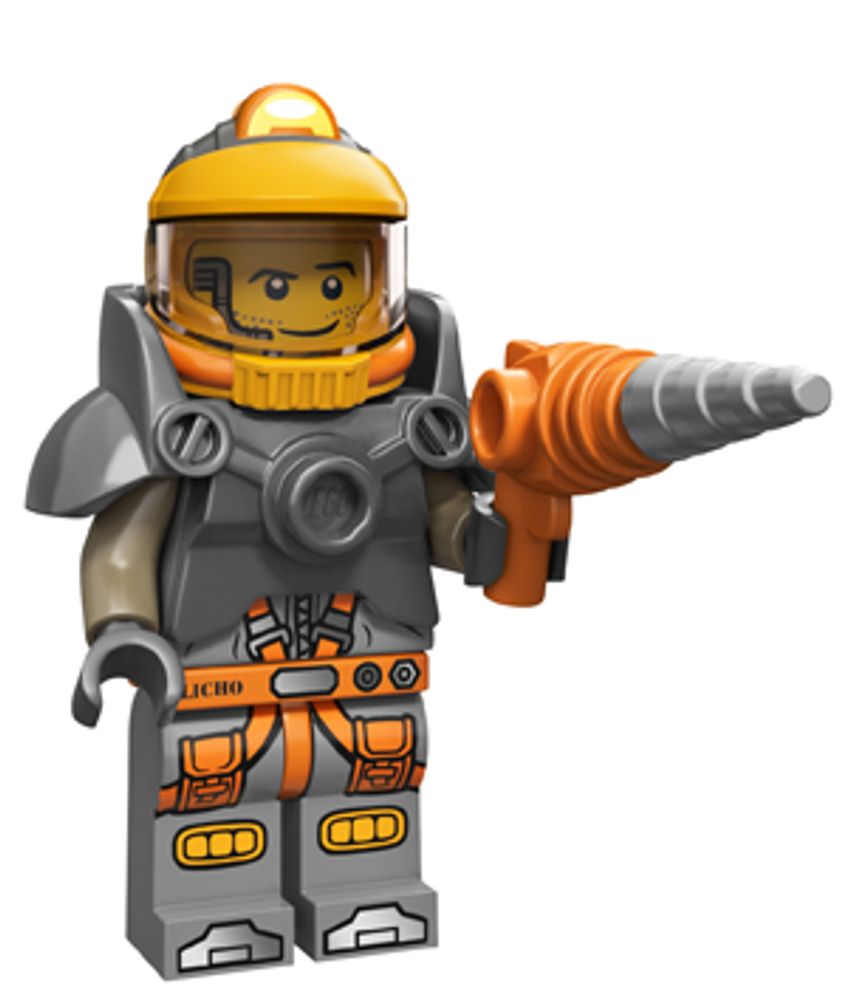 Минифигурка LEGO  71007 - 6  Космический шахтер