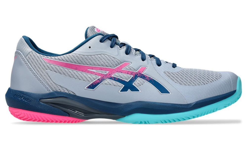 Мужские кроссовки для Падел Asics Solution Swift FF 2 Padel - grey blue/mako blue