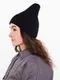 Шапка женская демисезонная , цвет чёрный, размер 52-56