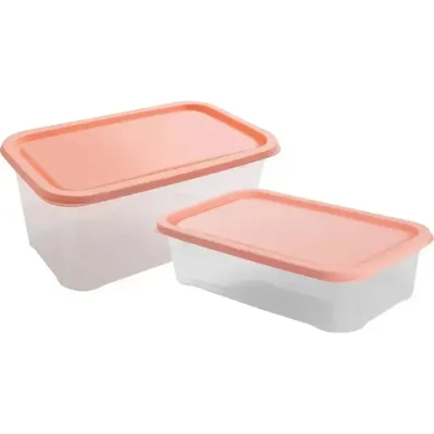 Набор контейнеров для заморозки и СВЧ 2шт 0,7л,2л