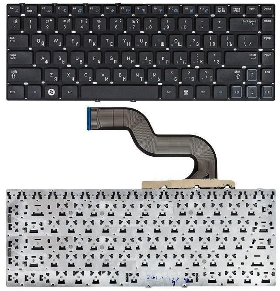 Клавиатура для ноутбука Samsung RC410, RV411, RV412, RV415, RV420 (Черная)