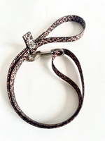 Ринговка груминга из биотана , ширина 15 мм, длина 50 см., зебра