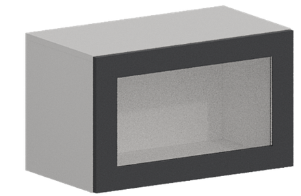 Кухня Модуль ШВГС 600 Вотан / Графит Софт