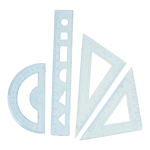 Циркуль автоматический с запасными грифелями, 4 линейки, пласт.футляр