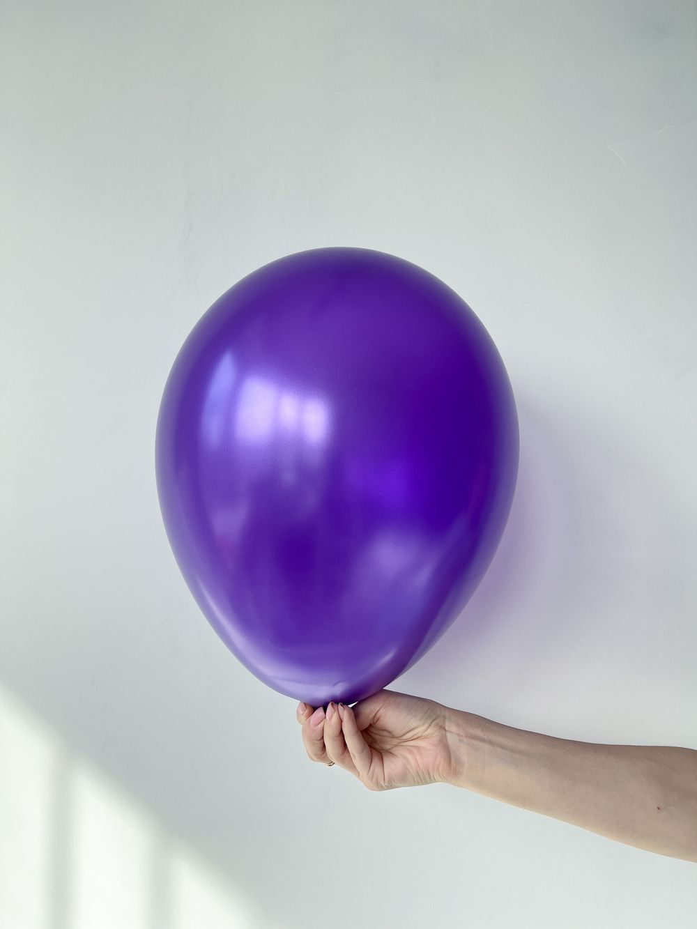 S Шар металлик 12"/30 см №17 фиолетовый (БГ-17)  Изображение2