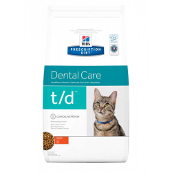 Hill's Feline t/d 1,5 кг - диета для кошек для лечения заболеваний полости рта