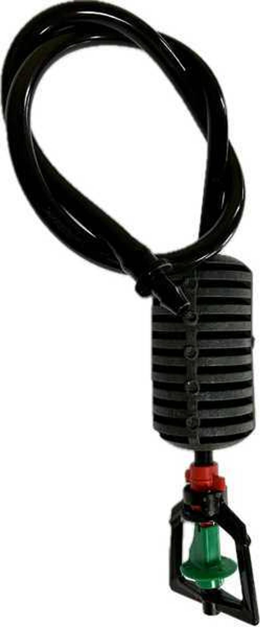 Микродождеватель полнооборотный, красное сопло, 110л/час, 4,7м радиус, с подвесом, без антикапли