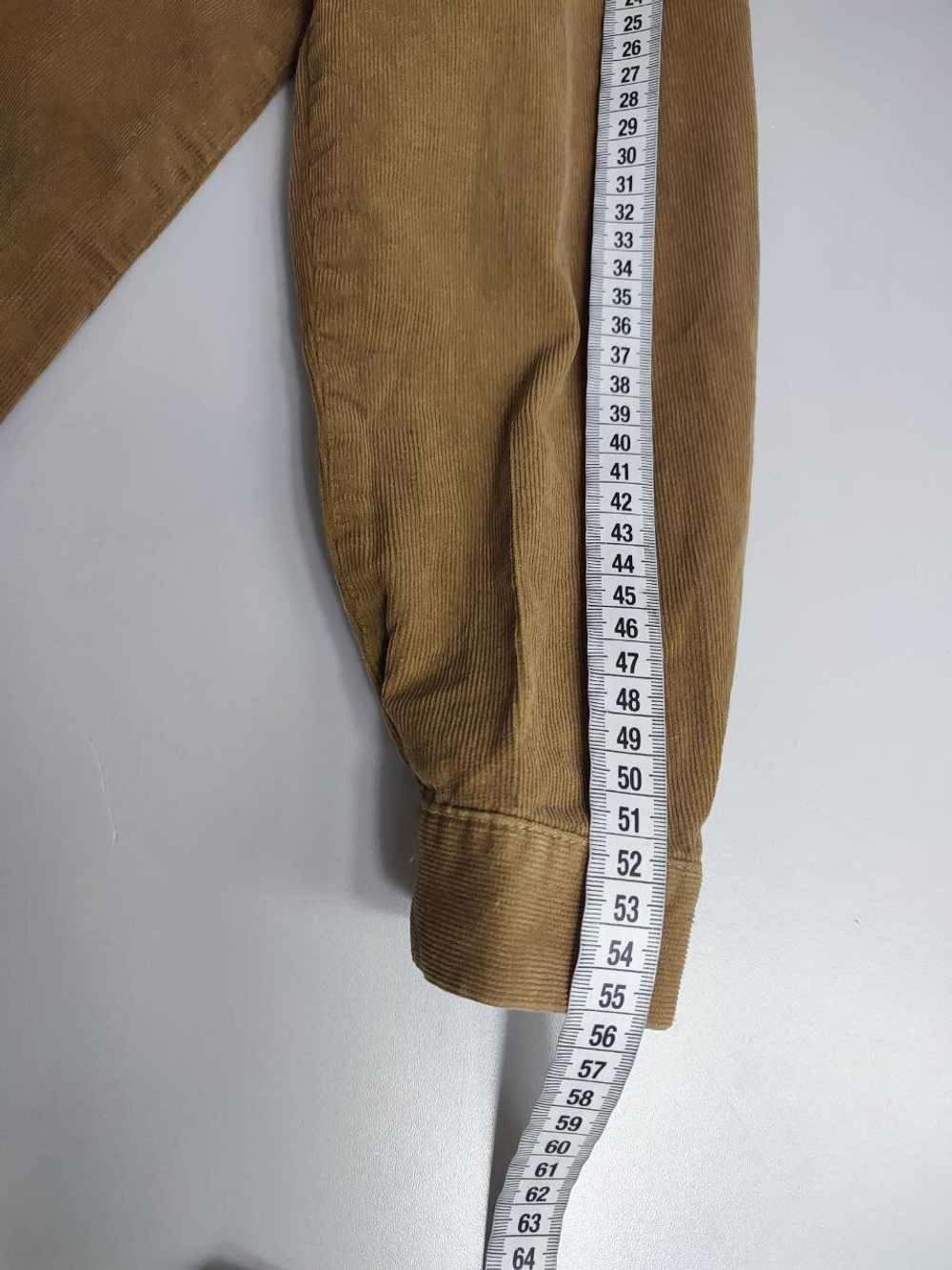 Рубашка Zara однотонная с хлопком 52 размер