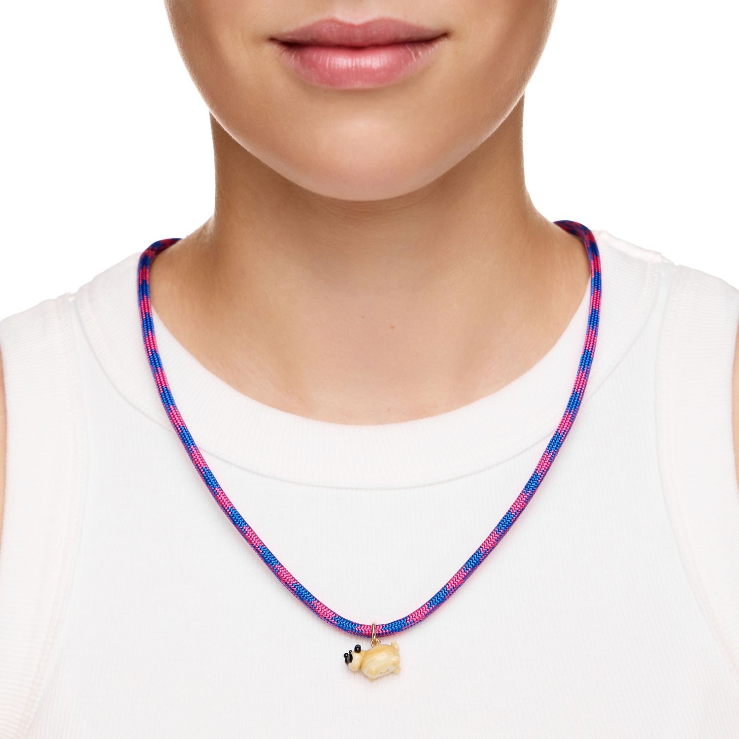 Колье Knitted Cutie Necklace - Pug