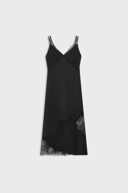 BOSS Платье - комбинация с кружевной вставкой