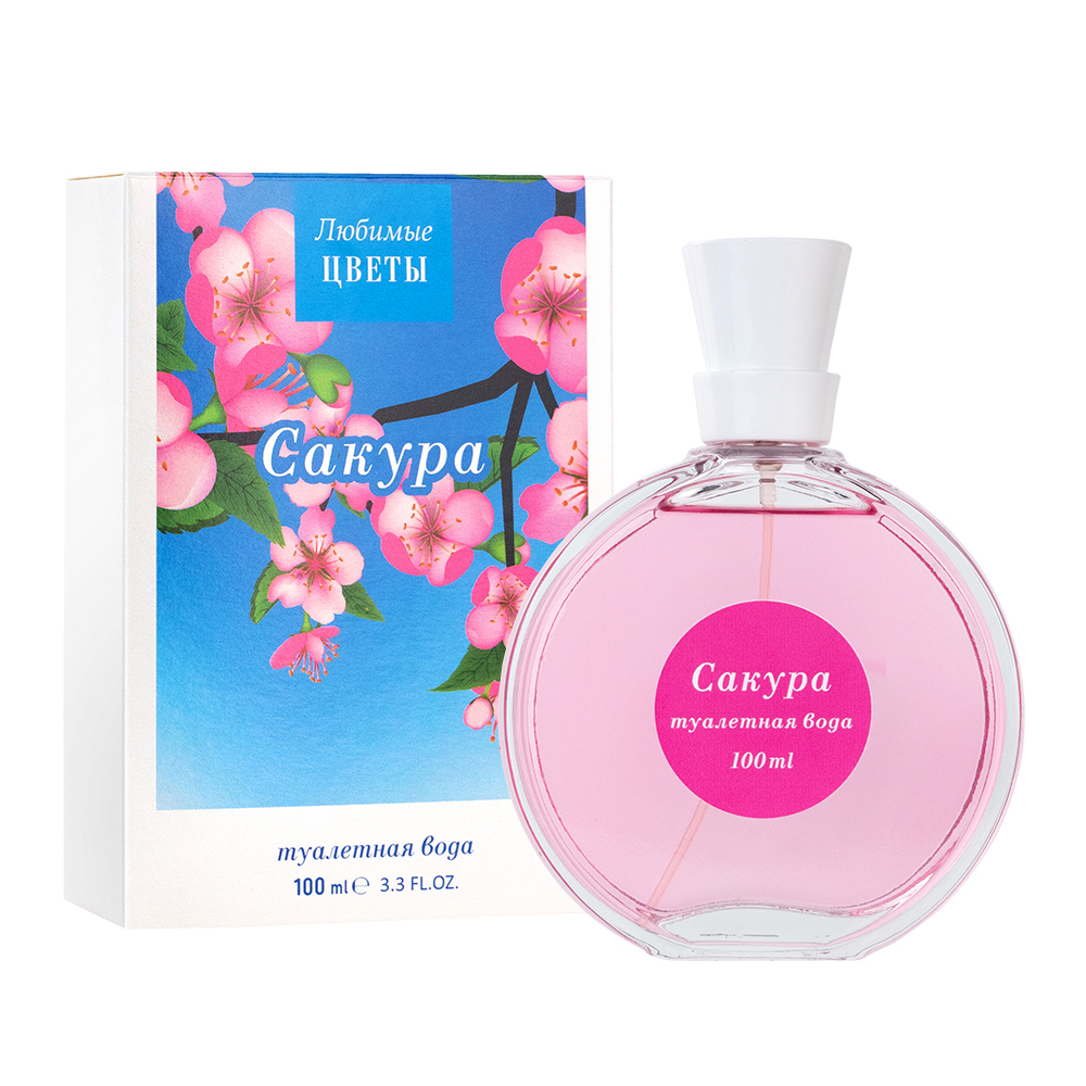 Вода туалетная Любимые цветы Сакура - 100ml for women