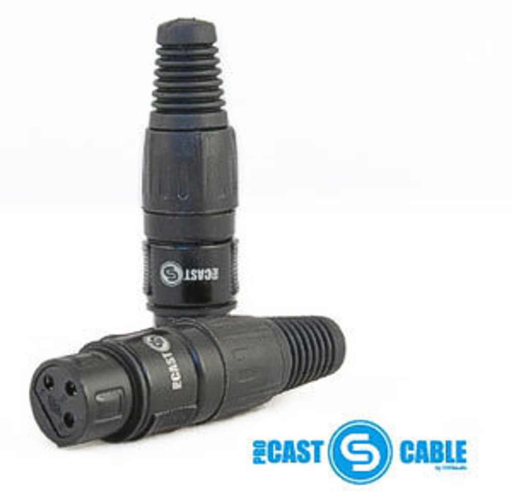 PROCAST cable XLR6/Female XLR разъем 3-pin (мама) под пайку