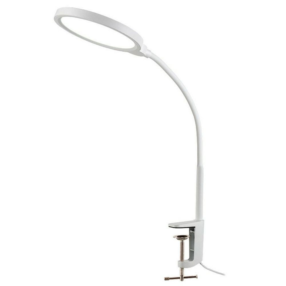 Светильник белый матовый на струбцине GLTL-046 12Вт 550 Лм