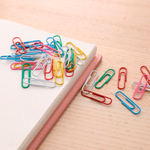 Скрепки DELI 33 мм, цветные, 100 шт/упак