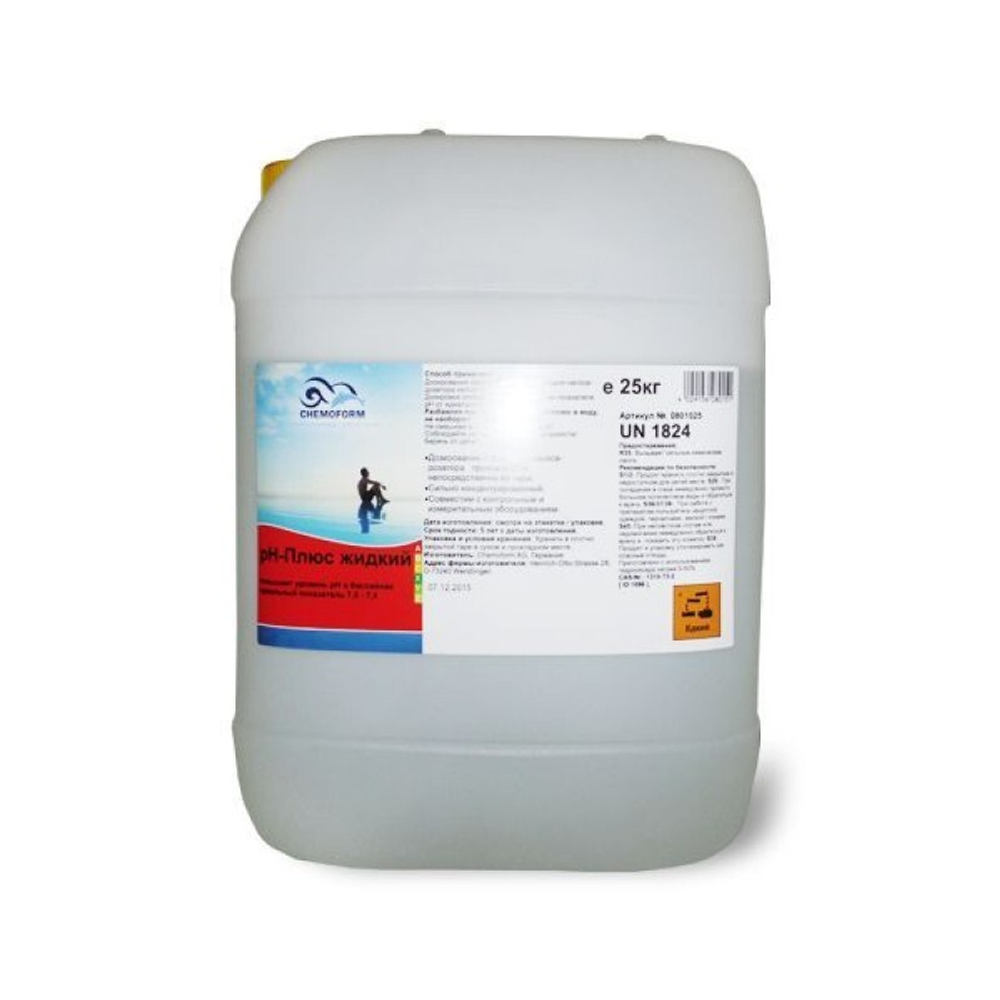 Увеличитель уровня pH+ 25 кг жидкий Chemoform