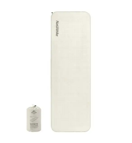 Коврик самонадувающийся Naturehike, 200x65x3 см, серый