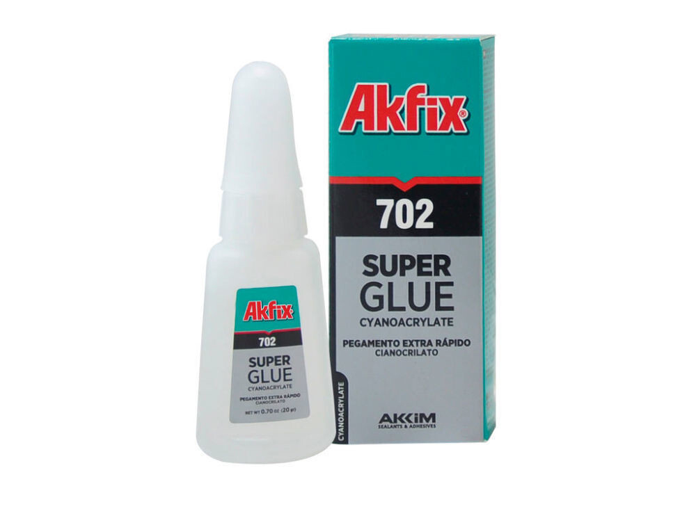 Супер клей Akfix 702, 25 гр. GA020 (50шт)