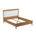 Кровать «Бридж» 160х200 браун/белый лак