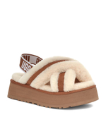 DISCO CROSS SLIDE-chestnut