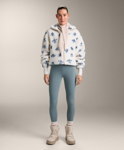 OYSHO Легинсы Comfortlux длиной до щиколотки с высокой посадкой, серо-синий