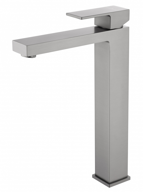 Смеситель для раковины высокий WONZON & WOGHAND CUBE, Темный графит (WW-88239016-BGM)