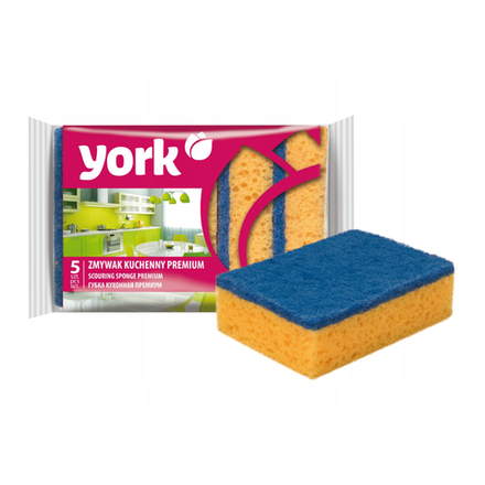 Губка для посуды York Premium 5 шт