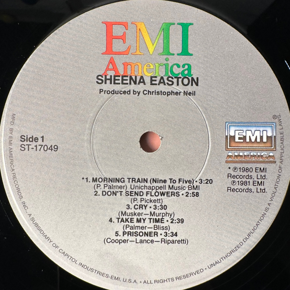 Sheena Easton ‎– Sheena Easton (США 1981г.)