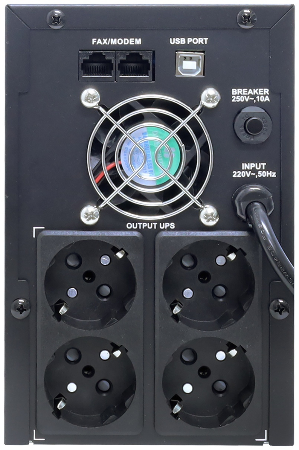 Источник бесперебойного питания Hikvision DS-UPS2000 Schuko