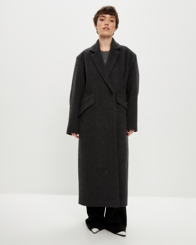 Пальто MONO серое