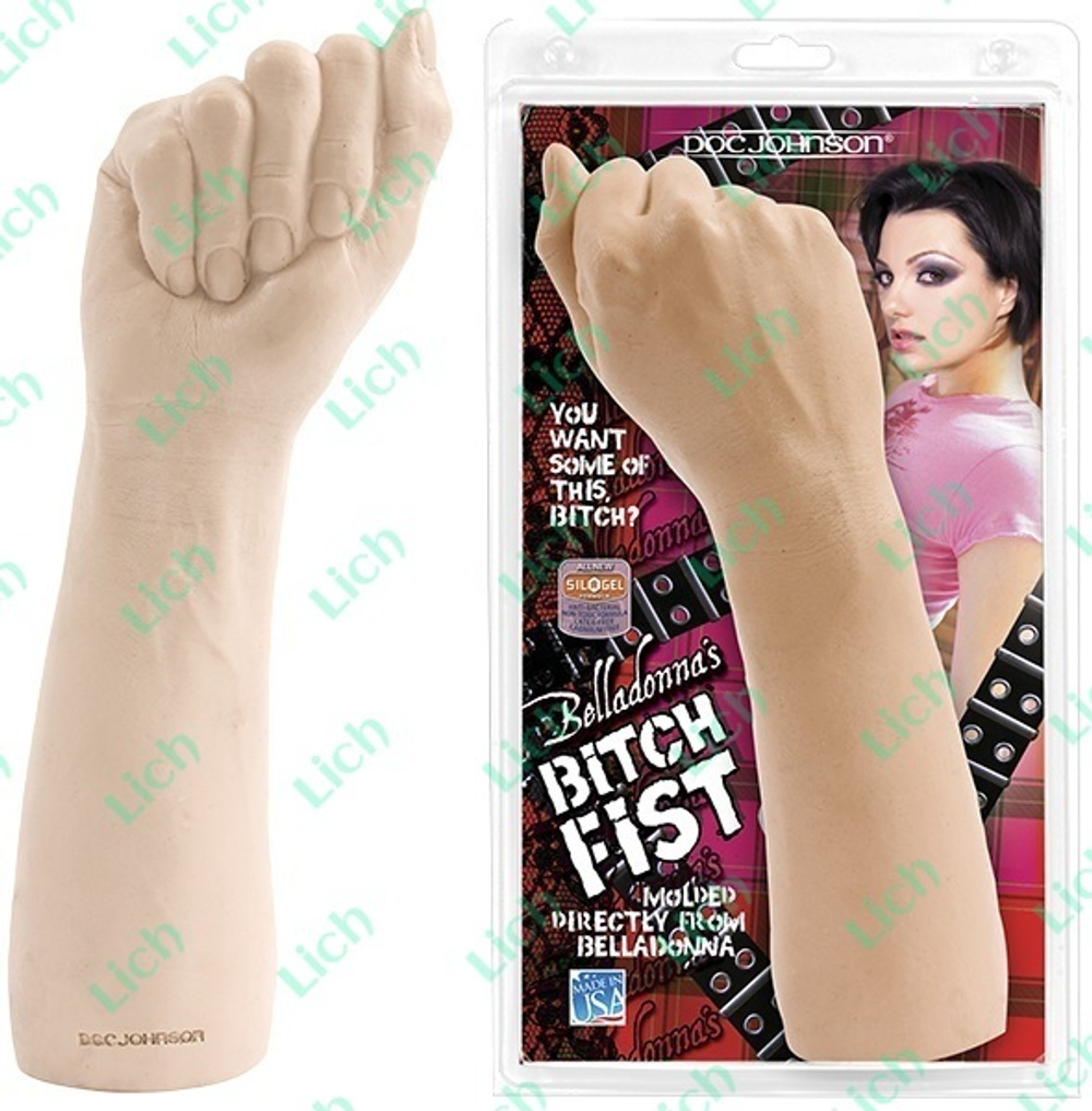 Кулак для фистинга красотки Белладонны