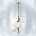 815043 Люстра CROCO 4х40W E14 ЛАТУНЬ