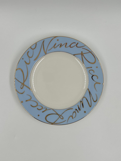 Тарелка голубая 16,5см Nina Ricci by Sango