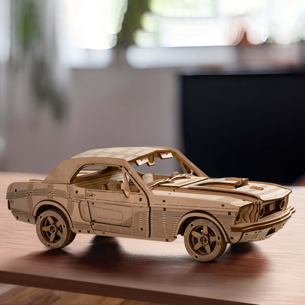 Деревянный конструктор Черная Кобра (Lemmo)