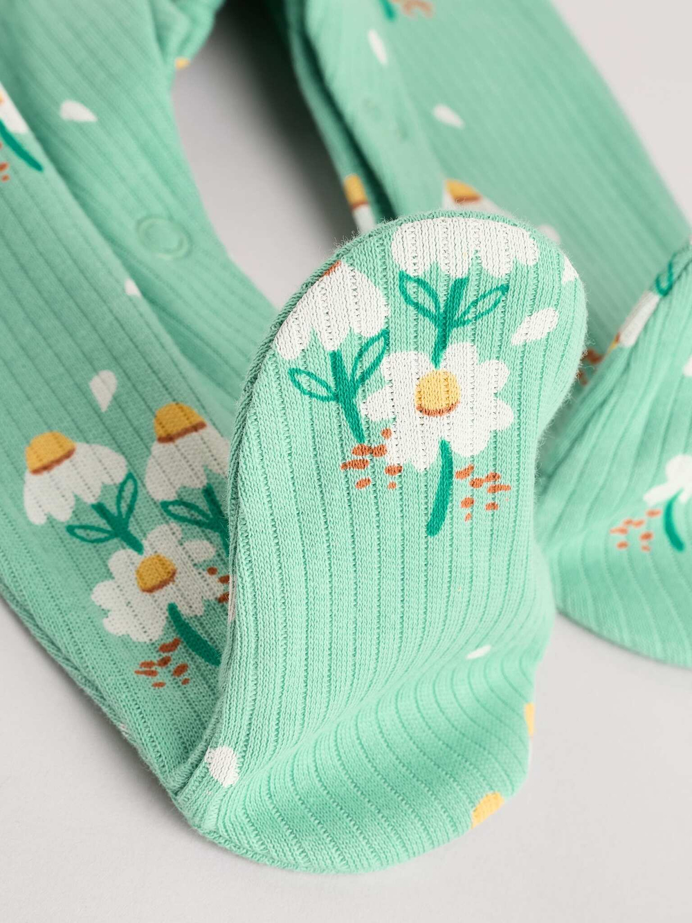 Комбинезон / Cлип для малышей Next E18-345, 4 шт., Светло-зеленый, Белый, Желтый, Голубой