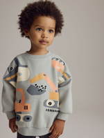 Толстовка и легинсы в комплекте для мальчика Next B63-738, Серый